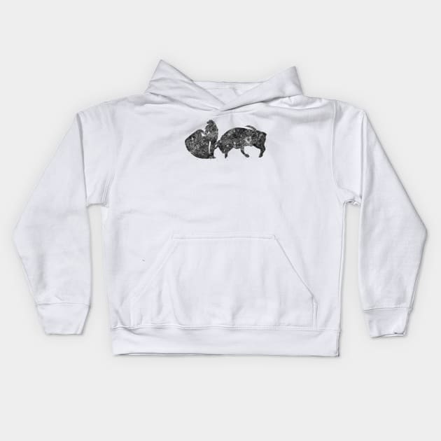 Matador black and white Kids Hoodie by Yahya Art